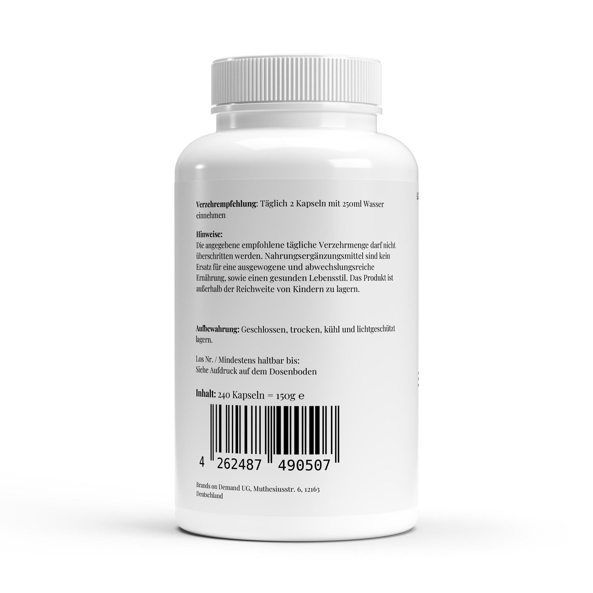 Aceite de comino negro egipcio (aceite de semilla negra) - 240 cápsulas blandas veganas