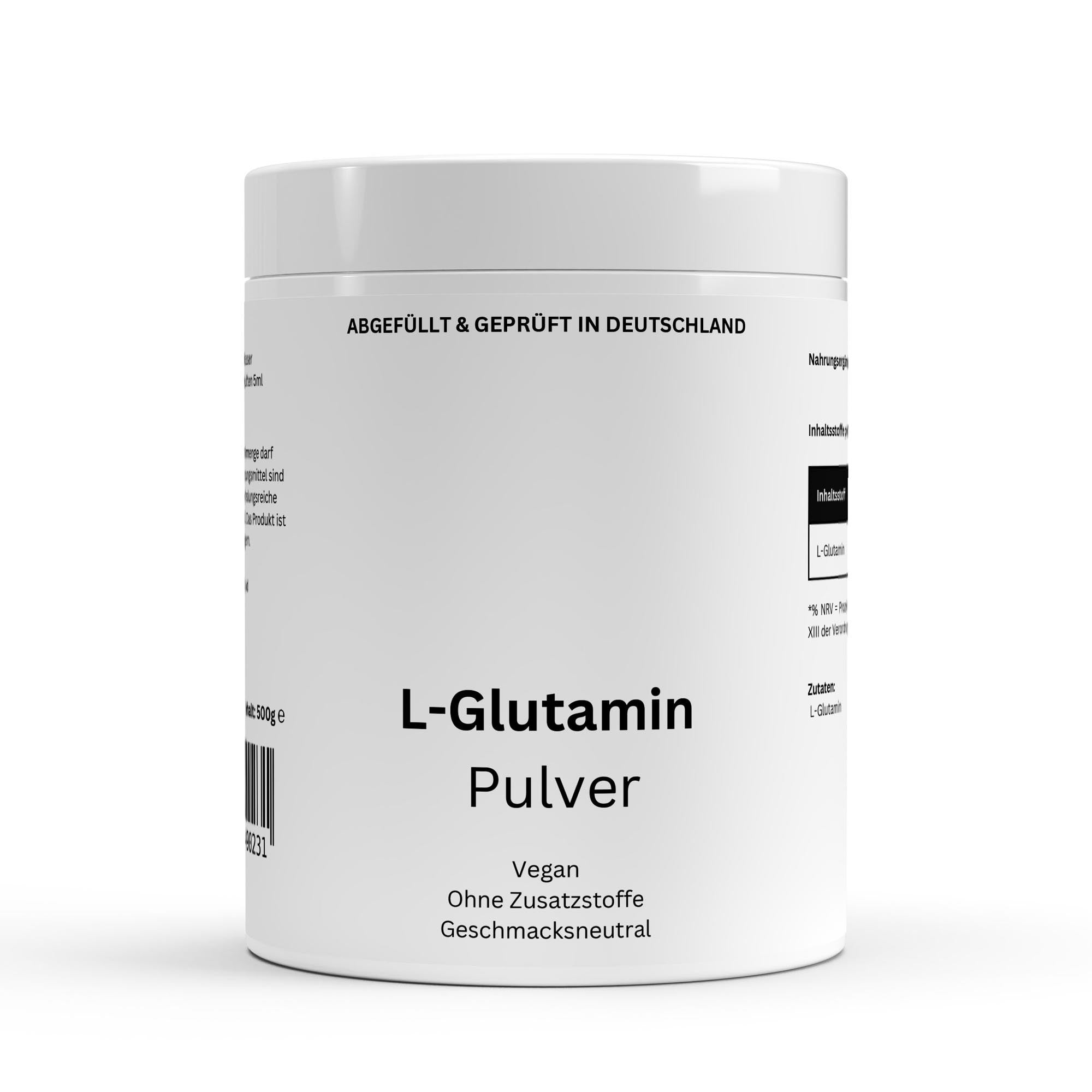 L-glutamina en polvo - 500 g