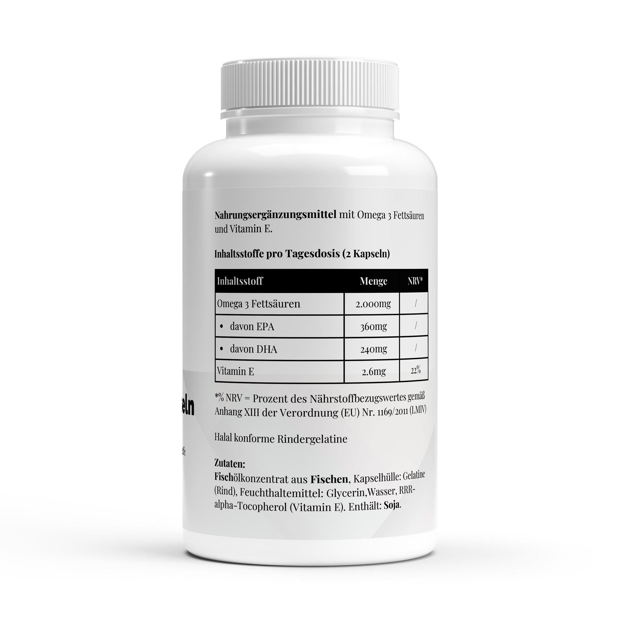 Omega 3 Triglycerides 18/12 (Halal Gelatin) - 140 Softgels