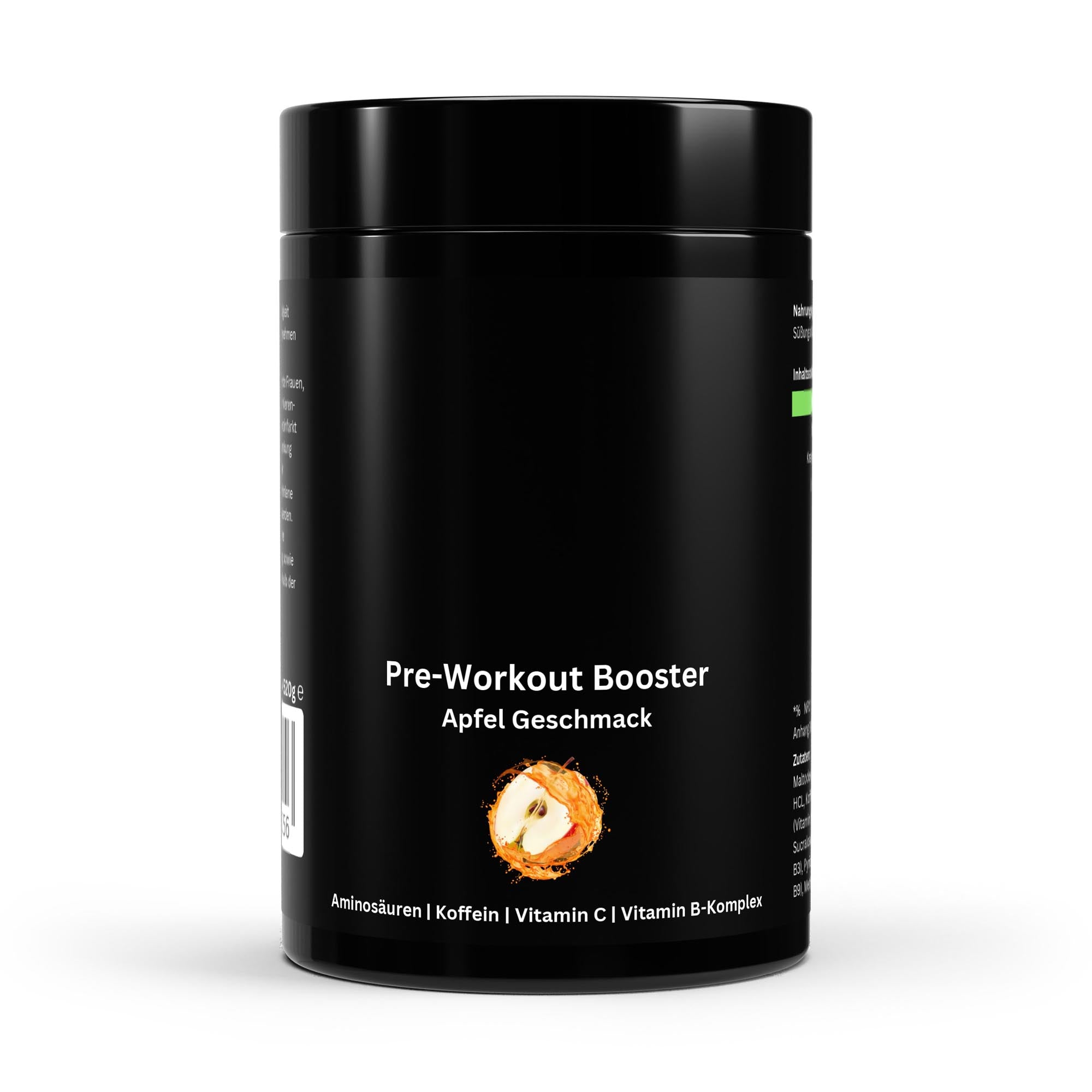 Potenciador pre-entrenamiento de manzana - 520 g
