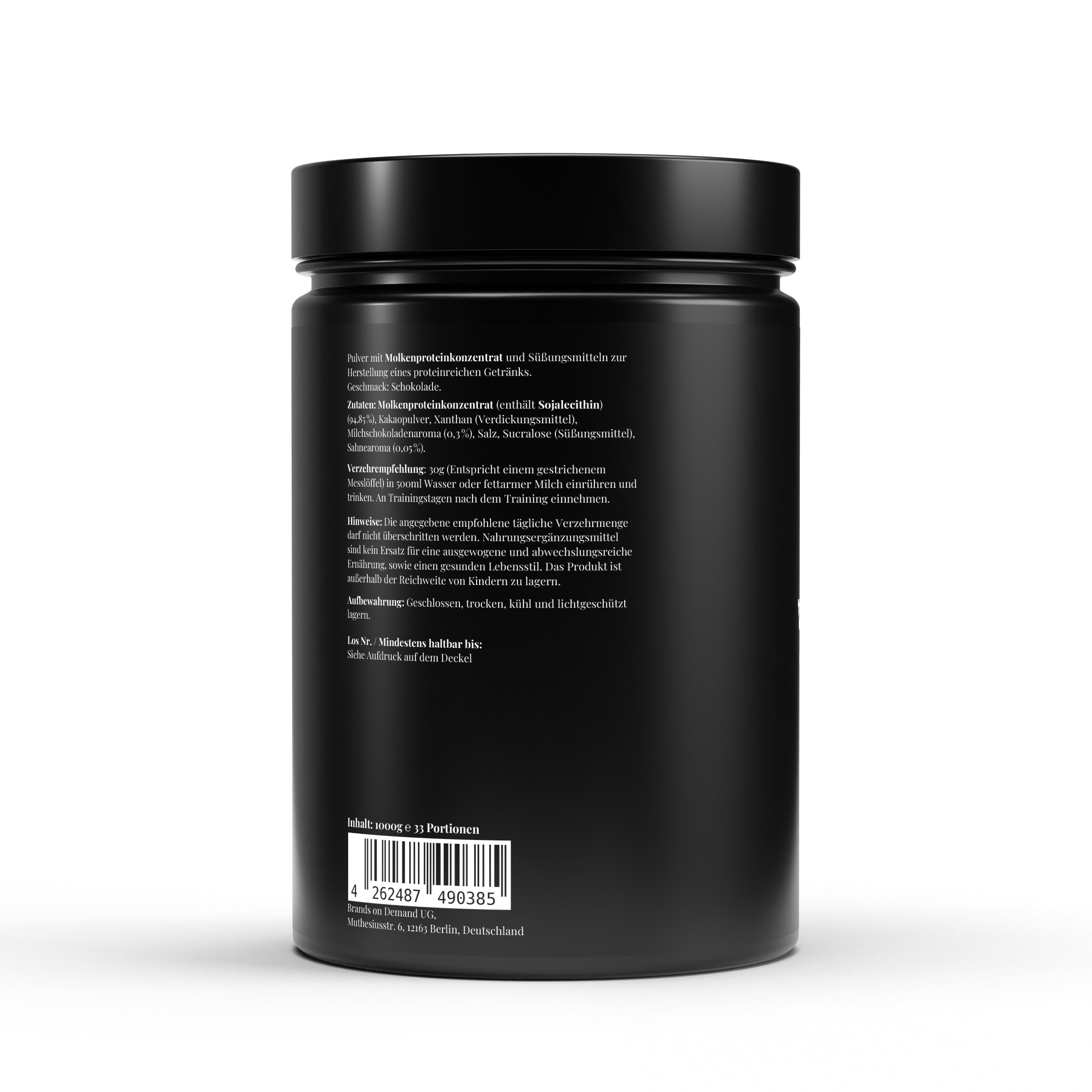 Schokolade de Proteína de Suero Premium - 1.000g