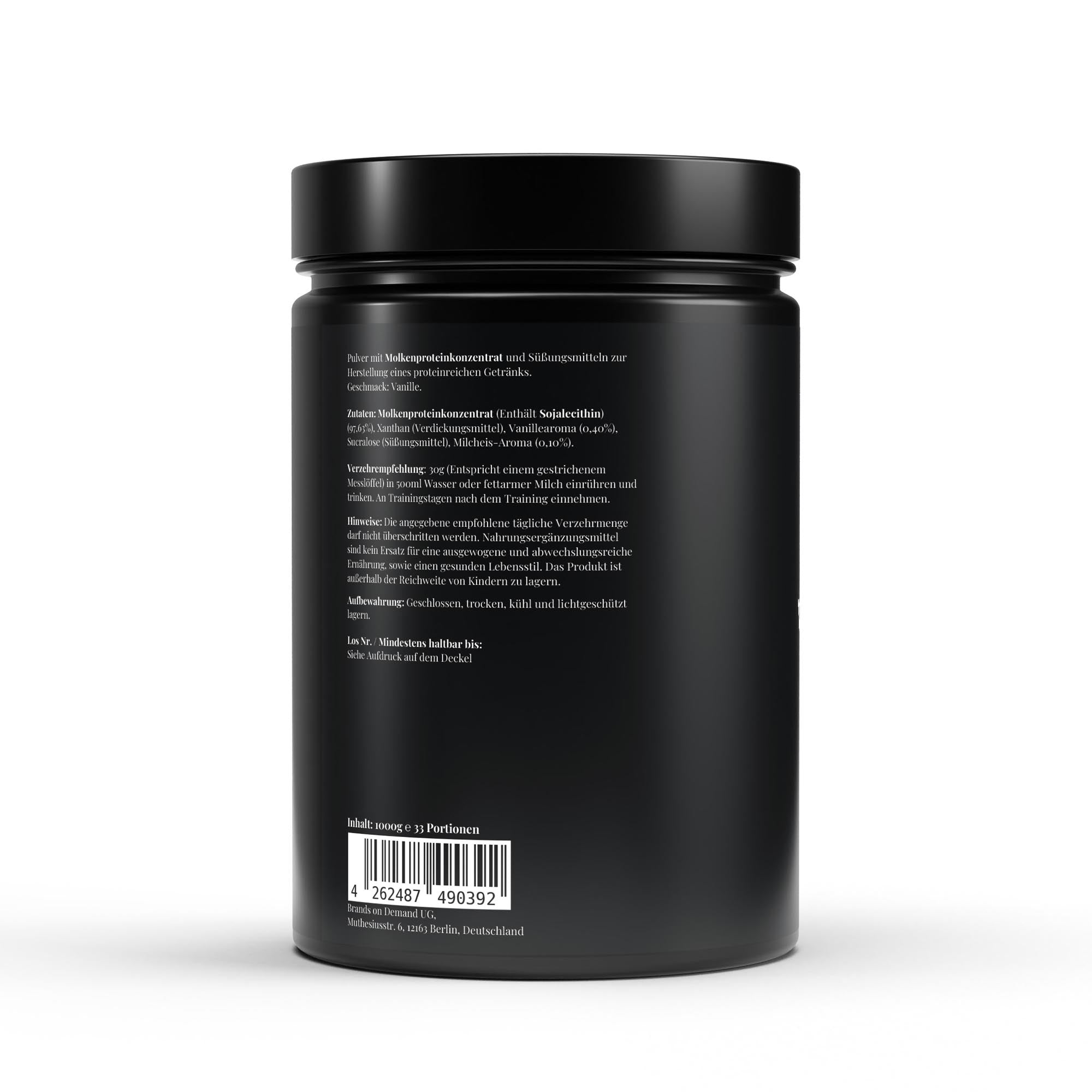 Proteína de suero premium vainilla - 1.000 g
