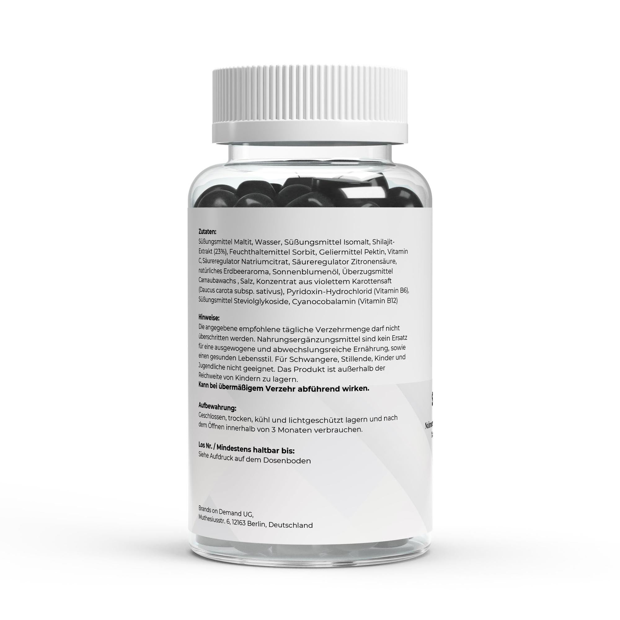 Gomitas Shilajit + Vitamina C, B6, B12 - 60 uds.