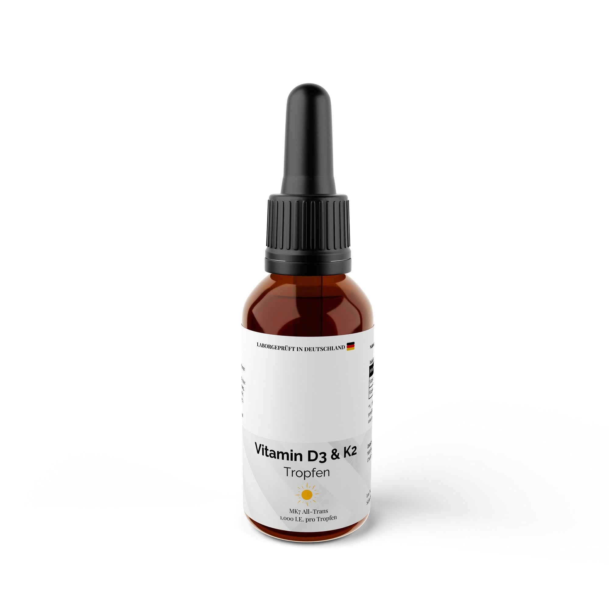 Vitamina D3 + K2 - 1.700 gotas (1.000 UI) - 50 ml