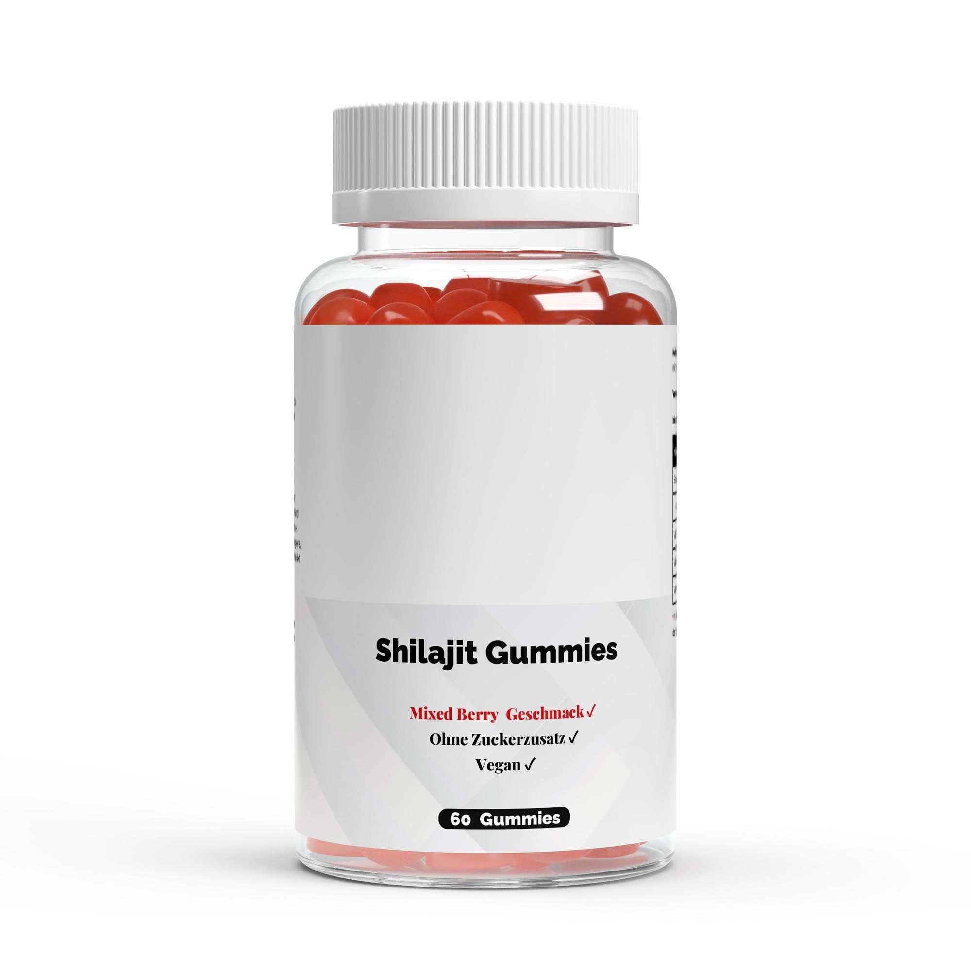 Gomitas de Shilajit Premium 1000 + Vitaminas C, B6, B12 - 60 unidades