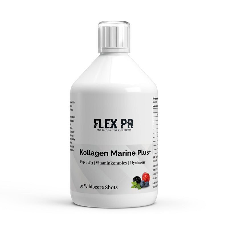 Colágeno Marino Plus+ (1500 DA) - 50 Shots - Frutos del Bosque - 500 ml